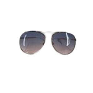 Tahari Womens TH752 Rose Gold UV Protection Authentic Aviator Sunglasses NWT